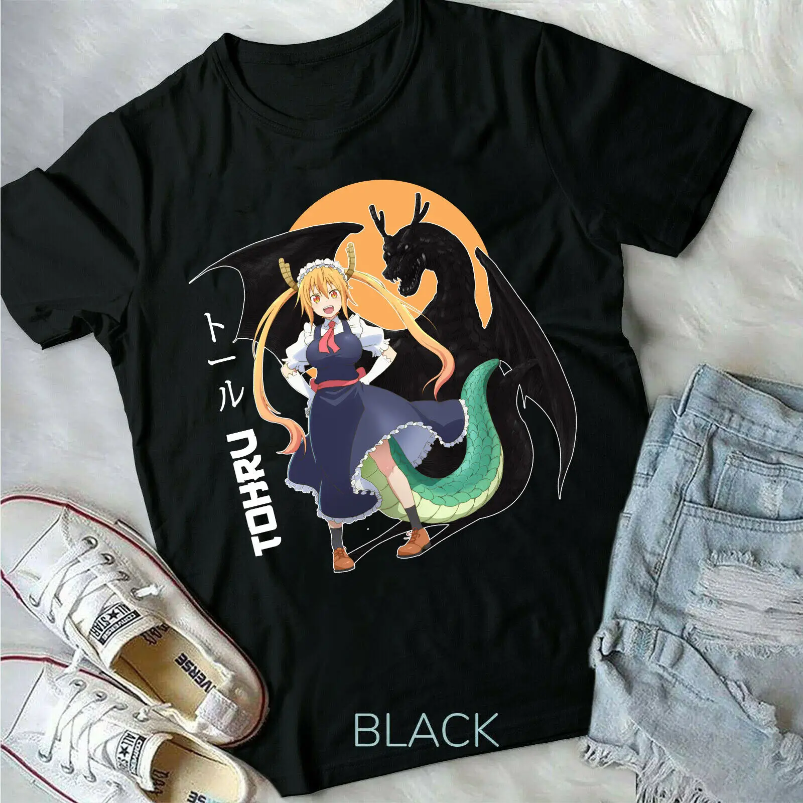 Dragon Maid Tohru Kobayashi-san Chi no Maid Dragon new top Unisex T-Shirt