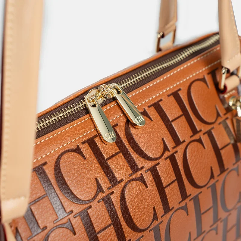 CH Brand Women Shoulder Bag Vintage Monogram Bag Chic Lock Ornament Women Daily Casual Handbag 2026 Fashion Trend image 5