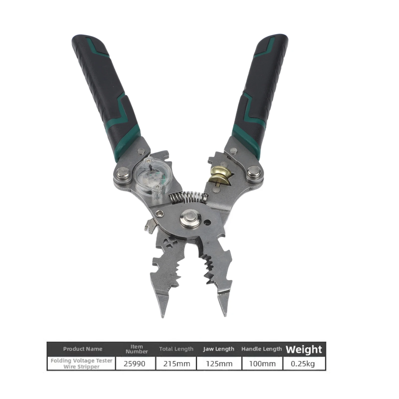 Multifunctional Electrician Pliers Wire Strippers and Cutters with Voltage Tester for Electrical Work Multifunctional