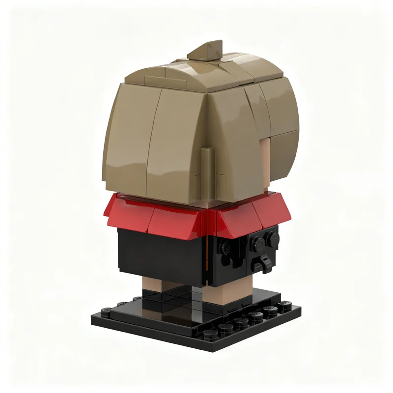 128pcs MOC Brickheadz Natsuiro Matsuri Model Bouwstenen Architectuur Creatief Speelgoed DIY Kerstcadeau Idee Onderwijs Baksteen