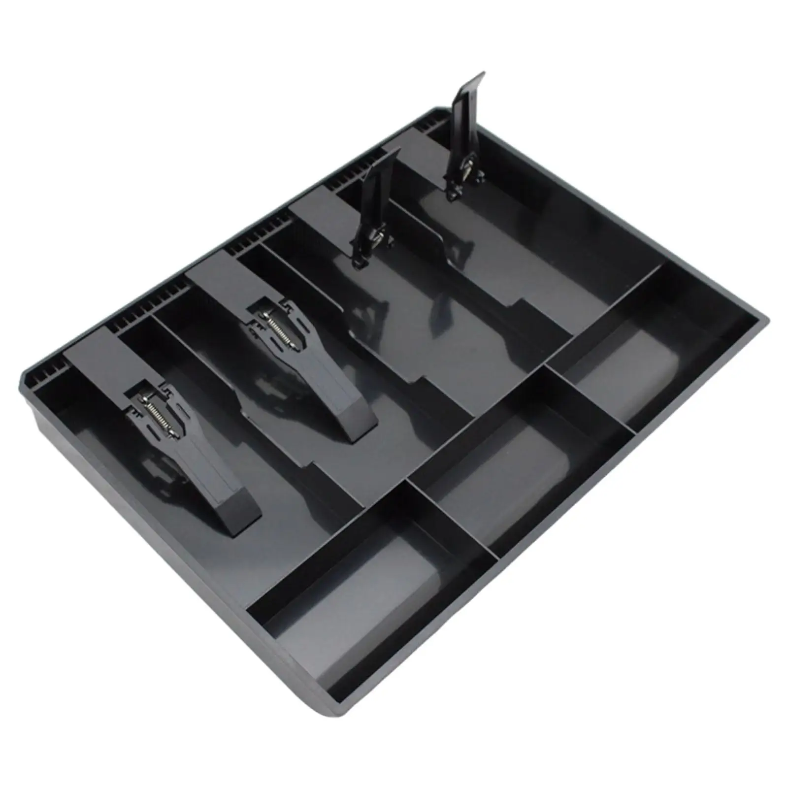 4 Bill Slots Register Drawer Tray Classify Store Money Storage Box for Restaurants