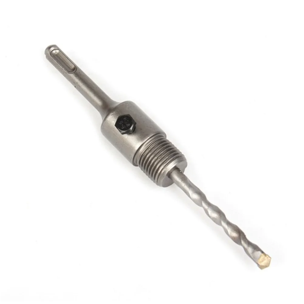 Center Drill Bit SDS Carbide Rod For Masonry Work Smooth Weld Finish Center Drill Bit Included For SDS Hammers