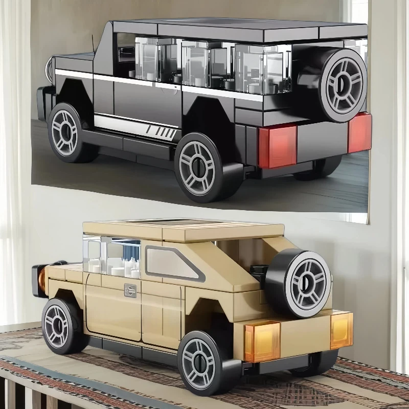Brinquedos de bloco de construção de modelo de veículo super off-road, corpo totalmente interativo, modelo de coleção de veículos off-road, o melhor aniversário g