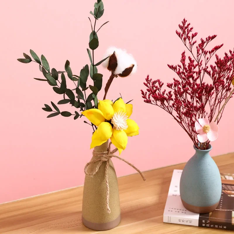 Morandi Mini Vase Ins Ceramic Vase Desktop Ornaments Living Room Decoration Home Decor Room Decoration Flower Pot Ваза Декор