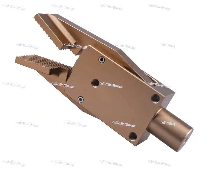 Industrial Grade Oxidation-resistant Golden Yellow Small Robot Finger Clamps Fixtures and Manipulators Pneumatic Gripper