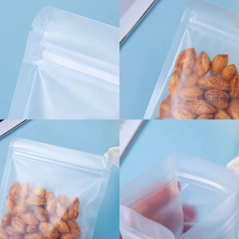 ถุงซิปล็อคแบบตั้งได้ 100 ชิ้น, - Food Snacks Brands บทวิจารณ์และราคา