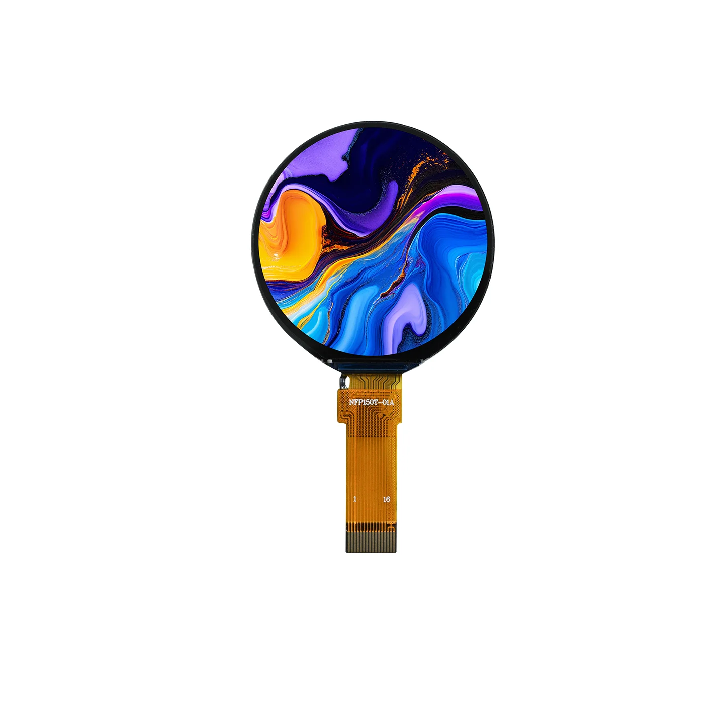 HD 1.5 inch IPS LCD Display Round LCD Screen 360X360 Resolution ST77916 Driver QSPI Interface 16Pin