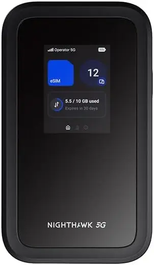 

Wi-Fi 7 роутер для путешествий по более чем 140 странам | Поддерживает 32 устройства | Разблокировано 5G/4G LTE | Скорость 3,6 Гбит/с | AT&T, T-Mobile (MH7150)