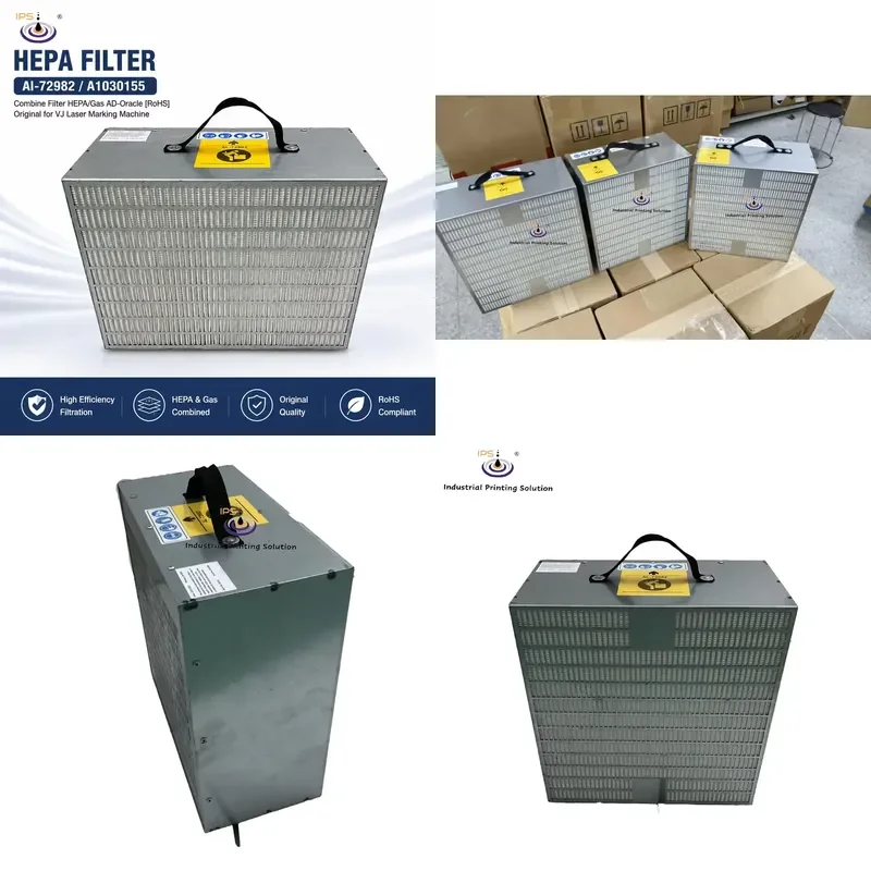 HCY Filter Al-72982 HEPA Filter Combine Filter HEPA/ Ad-Oracle [RoHS] for Vj Marking Machine