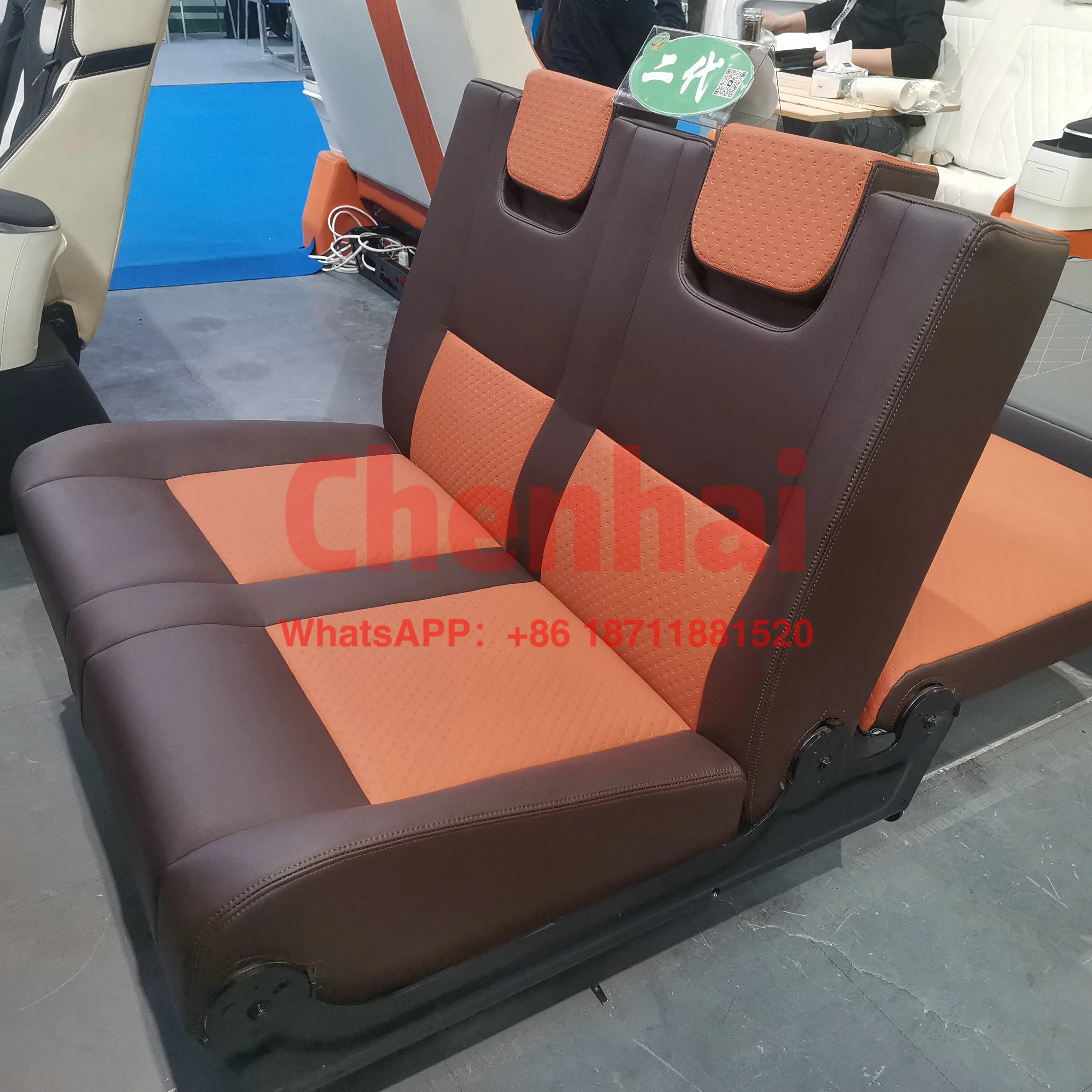 Sprinter Van RV Aero Durable PU Leather Foldable Seats with Comfortable Design