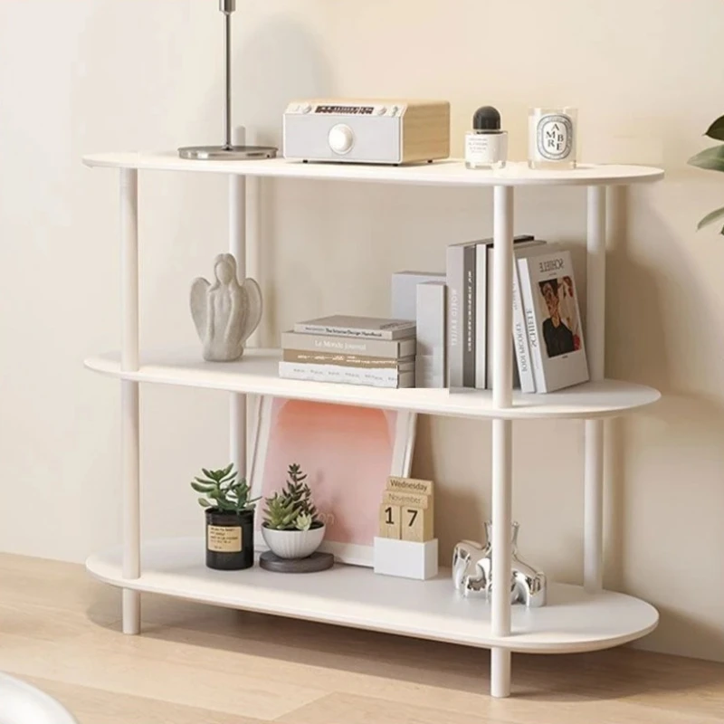 3-Tier Floor Standing Storage Rack - Simple Multilayer Organizer for Living Room & Bedroom, Multipurpose Display Shelf,furniture