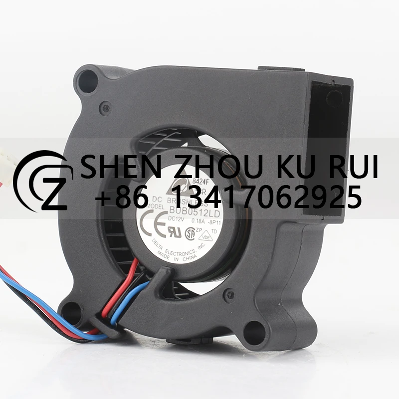 Delta 5V 24V 48V DC 12V 0.18A AC EC 3-wire Blower Turbine server Axial Flow Projector BUB0512LD cooling fan