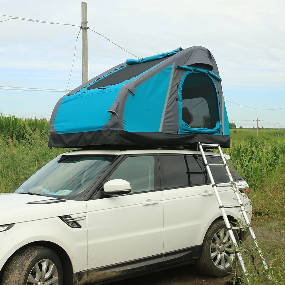 Wholesale Luxury Folding Double Layer Roof Top Tent Auto Car Camping Inflatable Waterproof Rooftop Tent