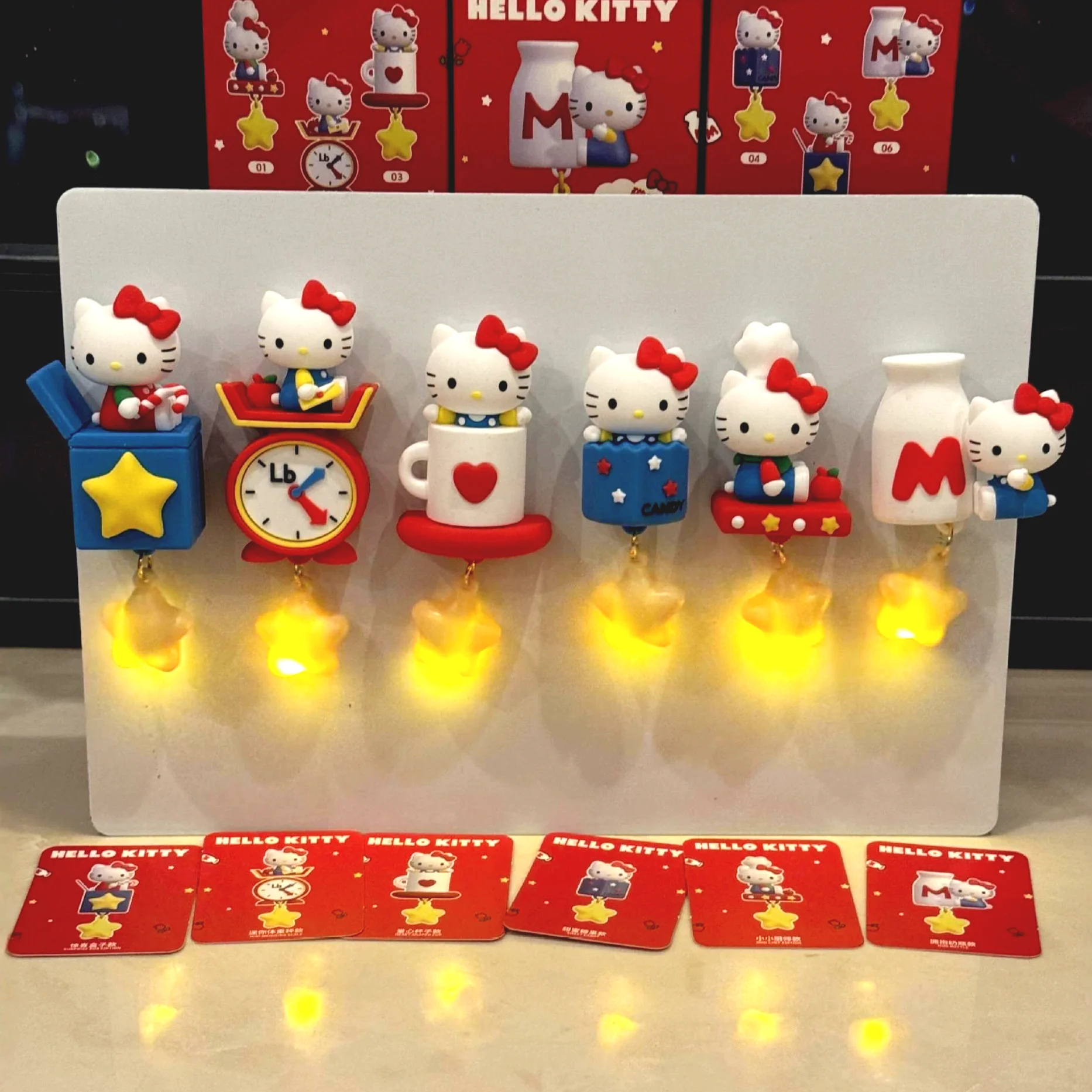 

Refrigerator Sticker Hellokity Retro Restaurant Series Starlight Refrigerator Magnet New Year Hellokity Collectibles Toys