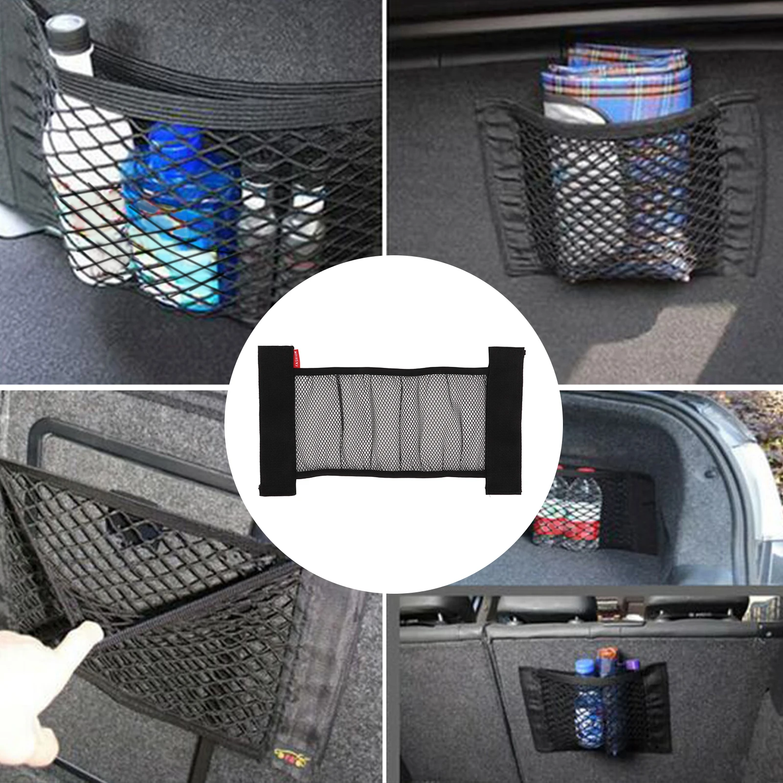 

Органайзер для багажника автомобиля, эластичная сумка-сетка для хранения, аксессуары для салона внедорожников и легковых автомобилей