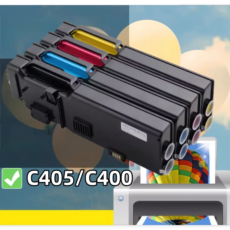 4 Color Compatible Toner for Xerox VersaLink C405DNW A4 Colour Multifunction C400 C400N C400