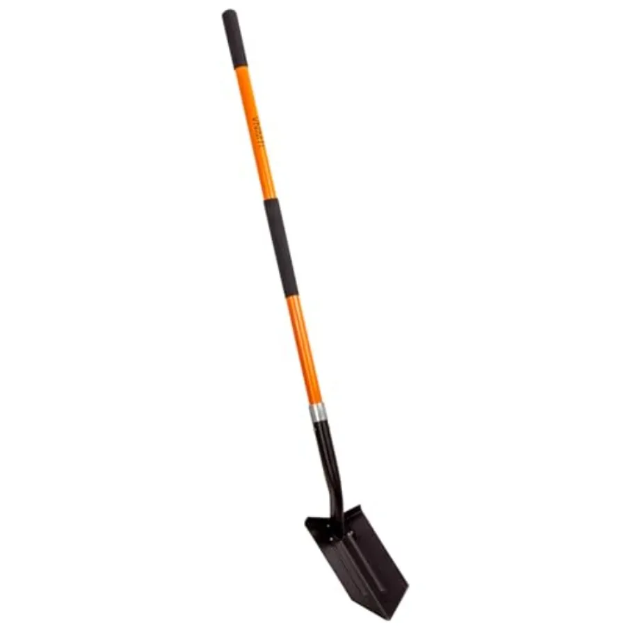 

Trench Shovel Heavy Duty 6-Inch Trenching Shovel with Fiberglass Handle 58 Inches