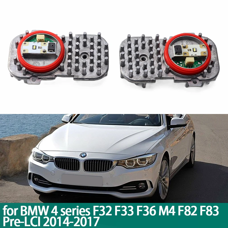 63117263051 for BMW 4 Series F32 F33 F36 M4 F82 F83 Pre-LCI 2014-2017 Car Headlights Angel Eye LED Bulb Led Lighting 1305715084