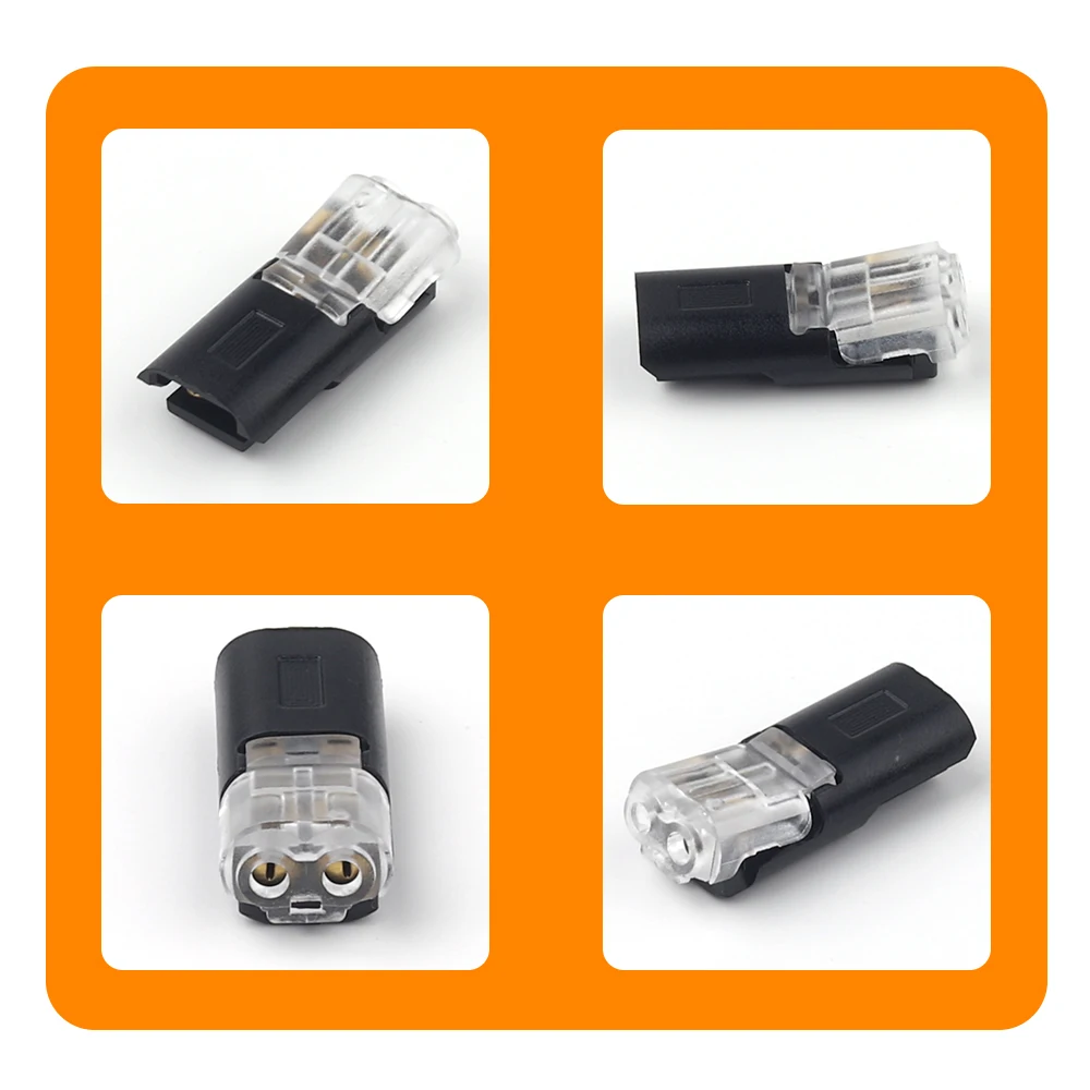 10pcs 2 Pin Way Plug Waterproof Electrical Connector Car Wire Cable Automotive Electrical Connector Strip Terminal Connection