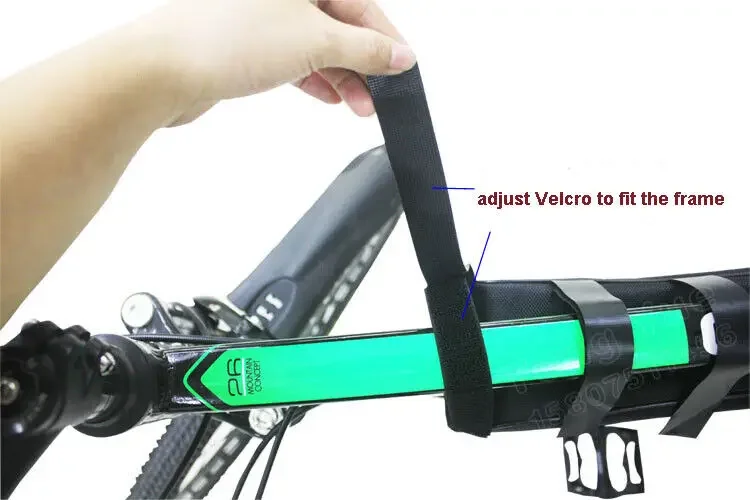 39cm 49cm 56cm 57cm Mountain Bike Triangle Tube Frame Bag Hang Battery Storage