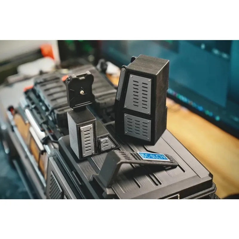 RC Crawler Rear Trunk Box Custom 3D‑Printed Ornament Fitting for RGT 1/10 LC79 Commander RC Off‑road Truck Spare Mod Accessories