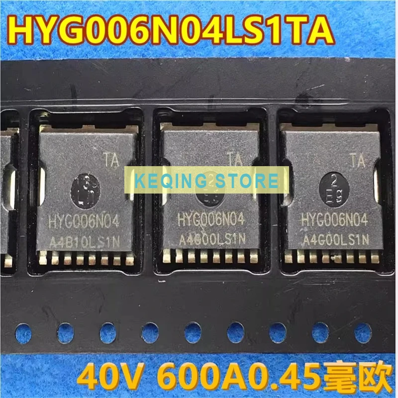 10 ชิ้น มือสอง+ไม่ใช่ของใหม่+ส่งหลังจากการตรวจสอบ  เครื่องถอดประกอบแท้ รุ่น HYG006N04LS1TA  ซิลค์สกรีน G006N04  แผ่นปะ TOLL  ชิป N-channel