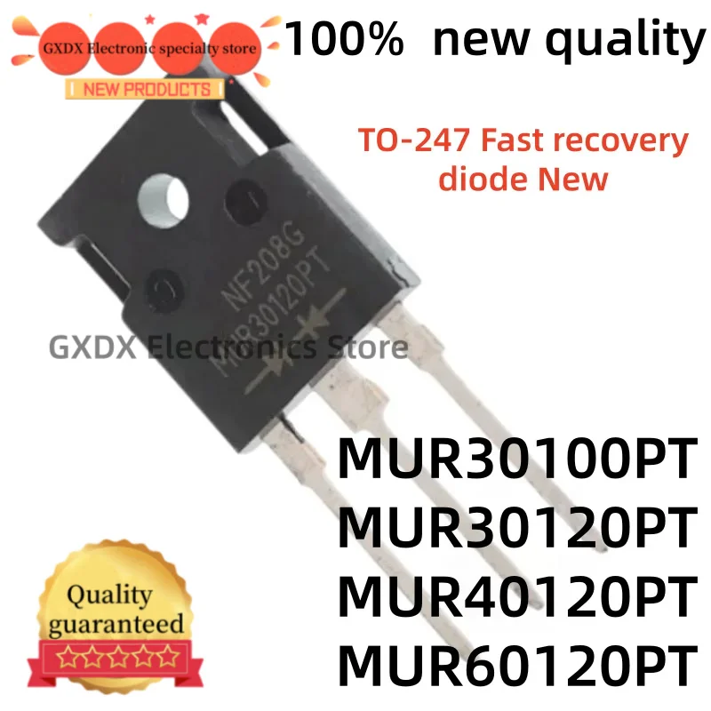 5-10piezas 100% nuevo quality MUR30100PT MUR30120PT TO247 MUR40120PT MUR60120PT TO-247 Fast recovery diode New In Stock