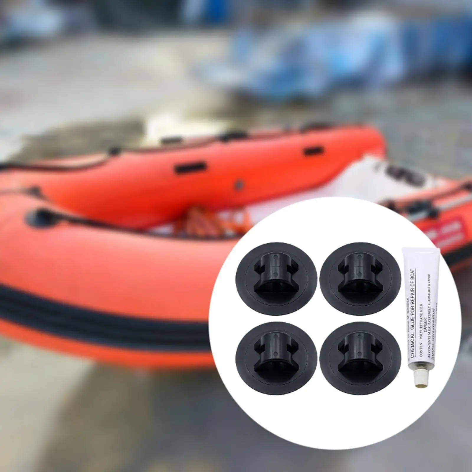 Outboard Engine Motor Bracket Buckle Nylon Mounting Clamp for Fishing Inflatable Boat Accessories Support