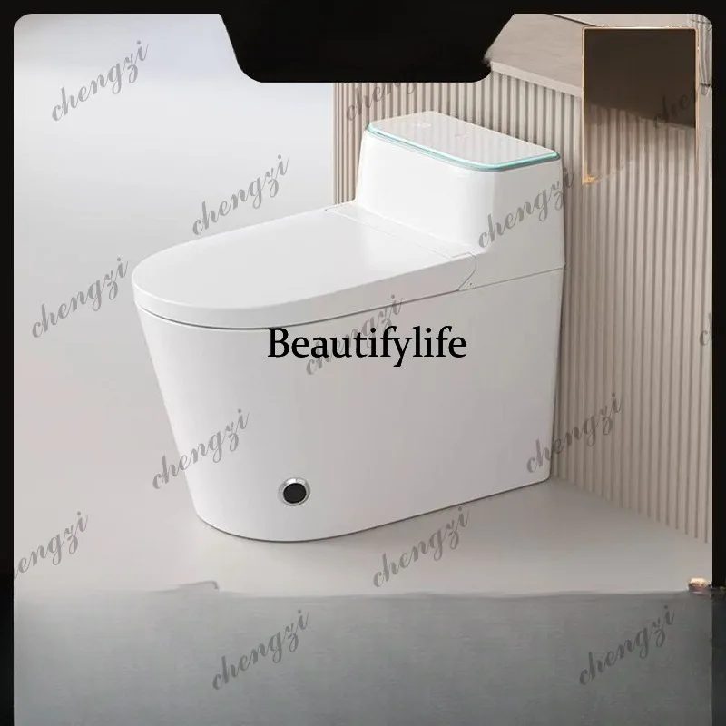 Household smart toilet, toilet siphon toilet, semi-intelligent silent flush