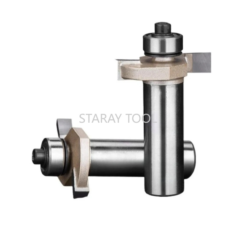 

2 шт. резак с Т-образным пазом на шарикоподшипнике-фрезерный инструмент для гонга с направляющей подшипника для резки и обрезки канавок