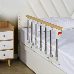 Surround per letto per anziani senza installazione, guardrail anticaduta per bambini, ausilio per l'avvolgimento durevole, guide per corrimano pieghevoli sul comodino