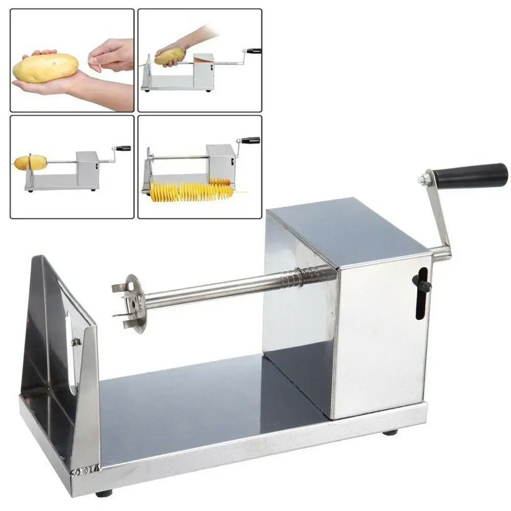 Multifunctional Cutting Machine Stainless Steel Spiral Potato Cutter Vegetable Twister Potato Cutter Potato Chips Machine