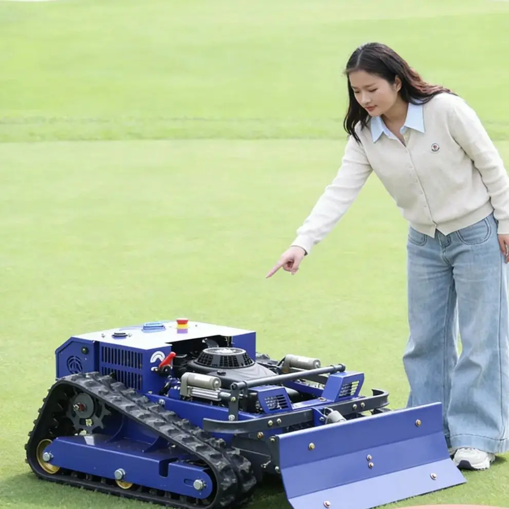 

Customized New Intelligent Wireless Automatic Lawn Mower Robot Electric Self Charging Obstacle Avoidance Remote Control