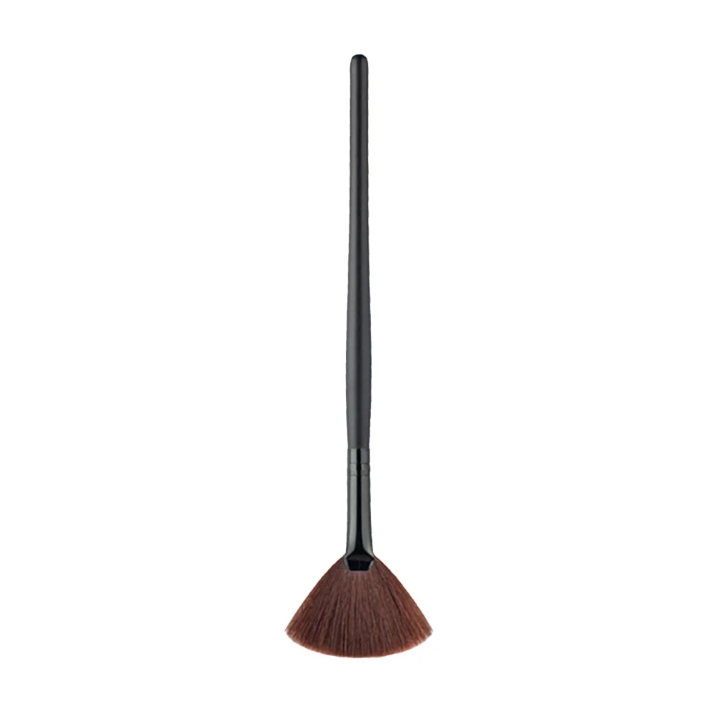 Brosse de maquillage à poils souples, manche en bois, pour une finition uniforme, extrait de balayage, surligneur de poudre, Blush, poudre pour le visage, outil de beauté, 1 pièces