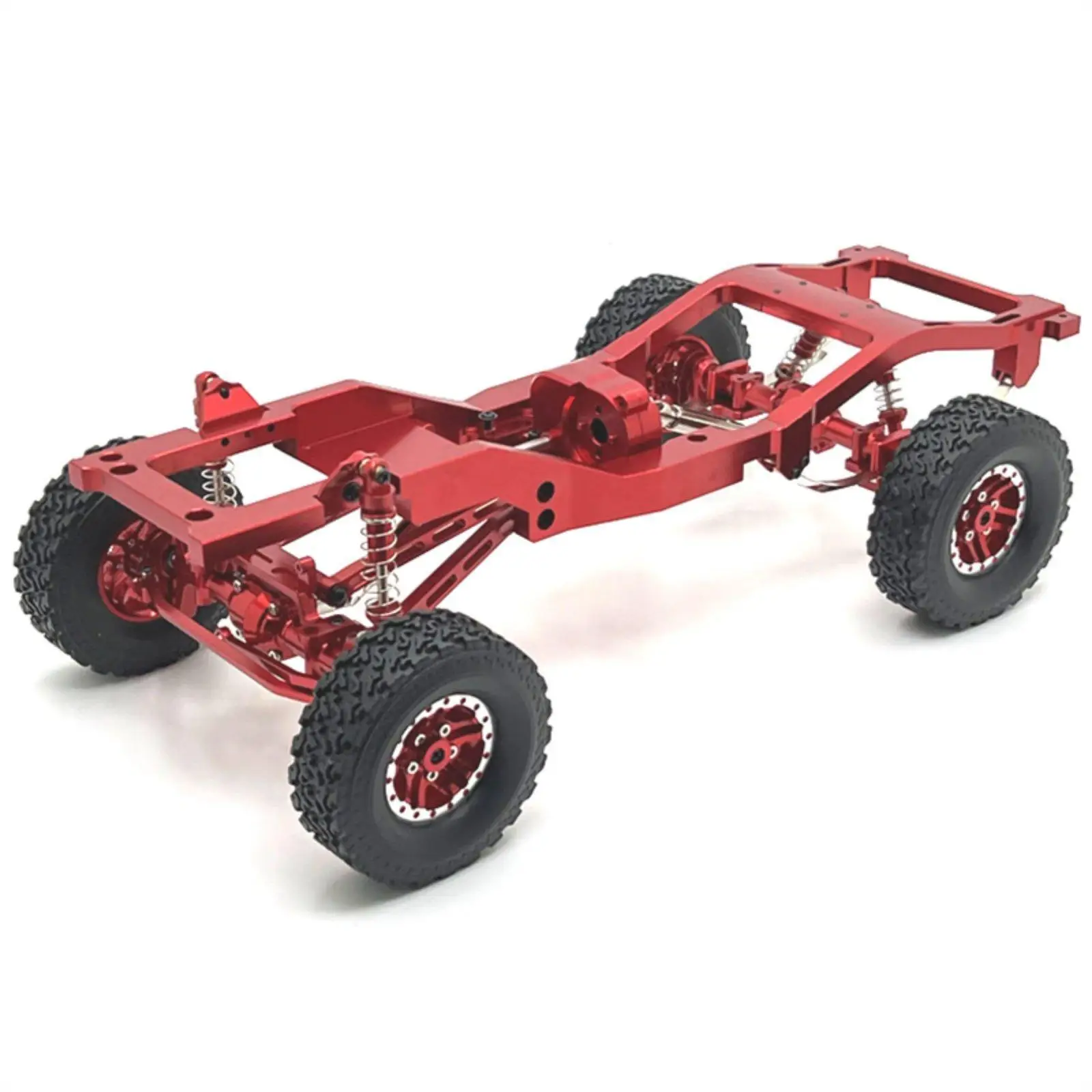 1/12 Scale RC Car Frame Heavy Duty Metal Elevated Axle Chassis Easy Installation