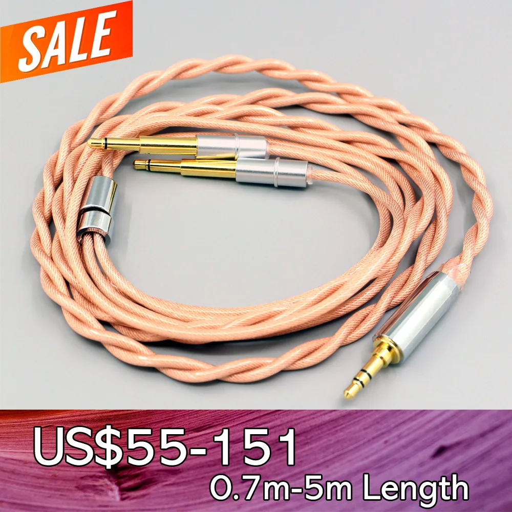 

Type6 756 core Shielding 7n Litz OCC Earphone Cable For Meze 99 Classics NEO NOIR Headset Headphone LN007990