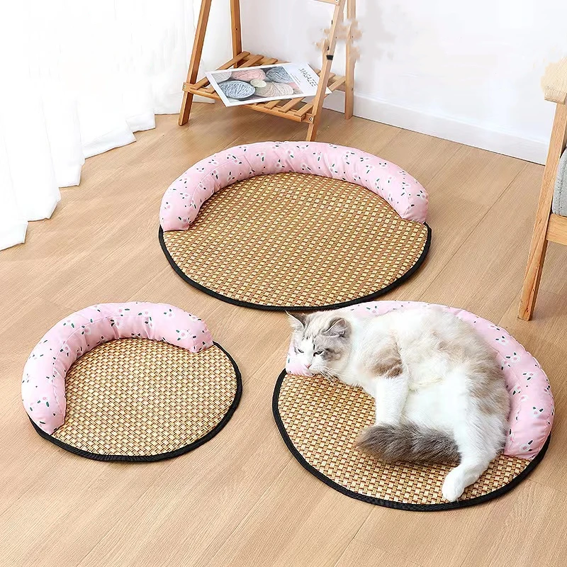 Pet Cooling Mat Summer Pad Large Mat For Dog Cat Breathable Blanket Cat Ice Pad Washable Sofa Car Pet Self Cooling