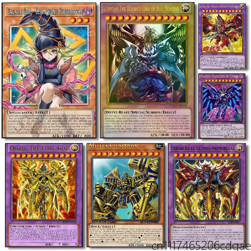 For Yu-Gi-Oh Rolled Poster Cartoon Wall Art for Nursery Kid Room Playroom Cute Princes Painting Home Room Decor
