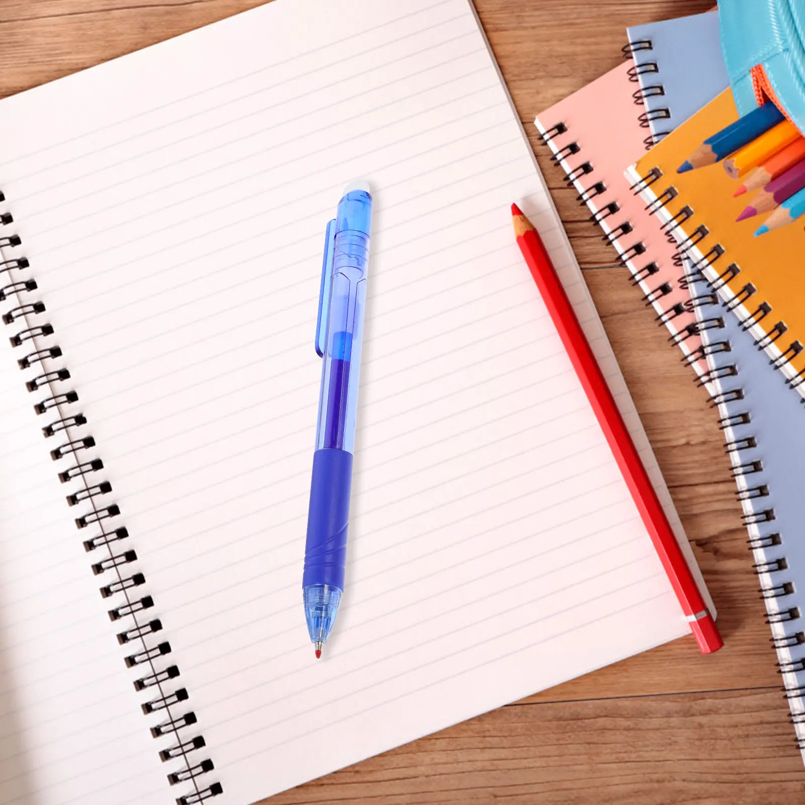 

Набор из 10 стираемых ручек: быстросохнущие, не размазываются, стираются трением, с наконечником из нержавеющей стали, удобная рукоятка, для студентов и офиса, для заметок