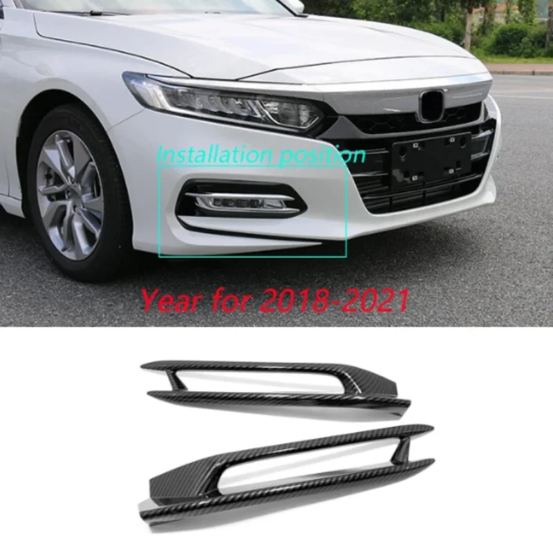 

Chrome Front Fog Light Lamp Cover Trim For Honda Accord sedan 10th 2018-2021