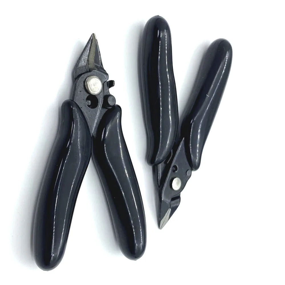 1Pcs 3.5 Inch Mini 170 Bevel Pliers Wire Flush Cutter Micro Diagonal Cutting Plier Wires Insulating Rubber Handle DIY Tool Clamp