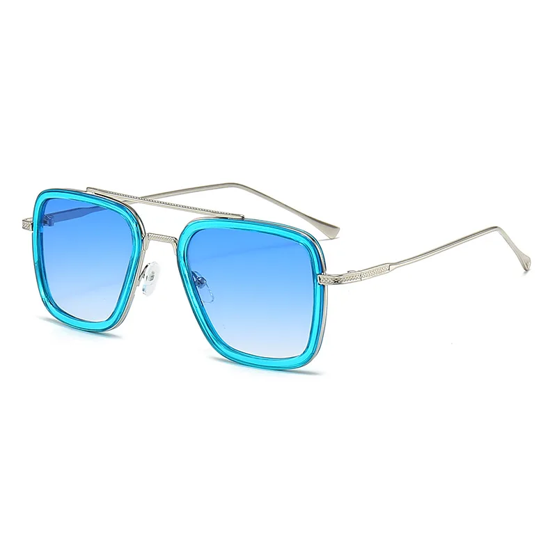 Vintage Metal Frame Square Sunglasses Women Men Rectangle Sun Glasses Female Eyewear Sunglasses for Male Female Eyeglasses image 2