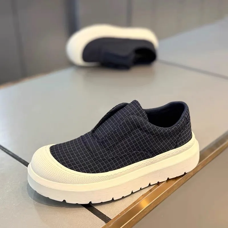 

Удобная тканевая обувь для увеличения роста с одной педалью, модная трендовая повседневная обувь на платформе, корейская версия, универсальные спортивные туфли для пожилых людей