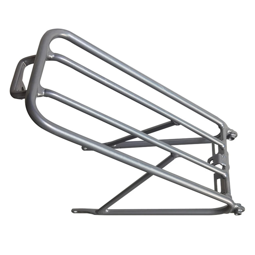 PODAY Foldable Bicycles Rear Shelf Racks with Wheels Riding Carrier image 4