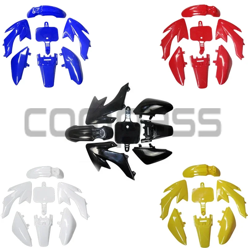 Genuine Plastic Fender Body Fairing Full Set Motorcycle Cover for 50-160cc Honda XR50 CRF50 SDG SSR Baja Dirt Bike Pitbike Parts