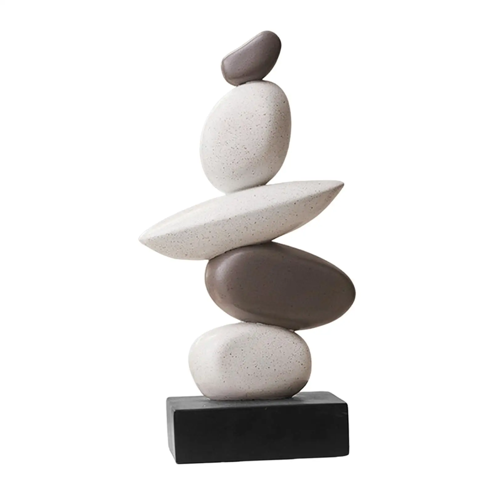 Artificial Sandstone Statue Desktop Ornament Decorative Table Centerpiece Craft Art Figurine for Cafe Apartment Party Cabinet