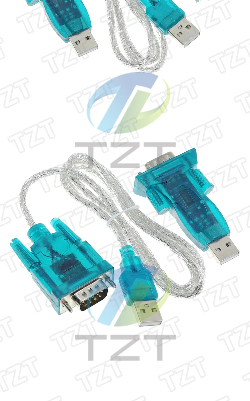 TZT 1/2/4PCS HL-340 Neuer USB-zu-RS232-COM-Port Serieller PDA FT232 9-Pin DB9 Adapter unterstützt WIN7 Kompatibel mit CH340 – Detail 3
