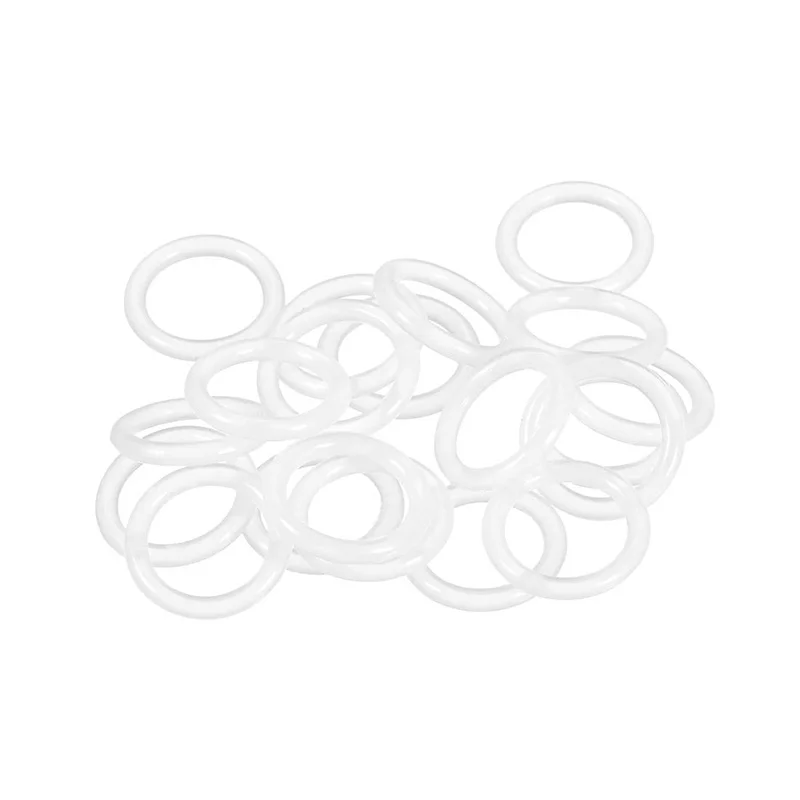 5PCS White Silicone Rubber O Rings Seal VMQ Gaskets Thickness CS 1.5mm OD 5-67mm Insulated Waterproof Washer for Plumbing