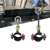 Plataforma de tubo redondo, tablas de tracción, soporte de montaje para coches/pantalones/SUV/RV, par de alfombrillas de tracción para neumáticos, modificación de coche