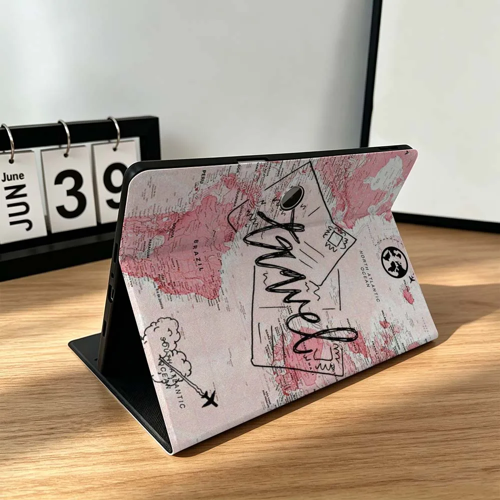 Heart World Map Gift For OPPO VIVO IQOO OnePlus Realme Infinix Pad Pro 13 12.1 11.61 11.4 11 inch Tablet Case